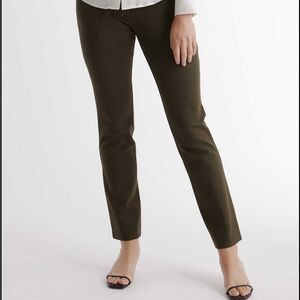 Quince Ultra Stretch Ponte Dark Olive Pants